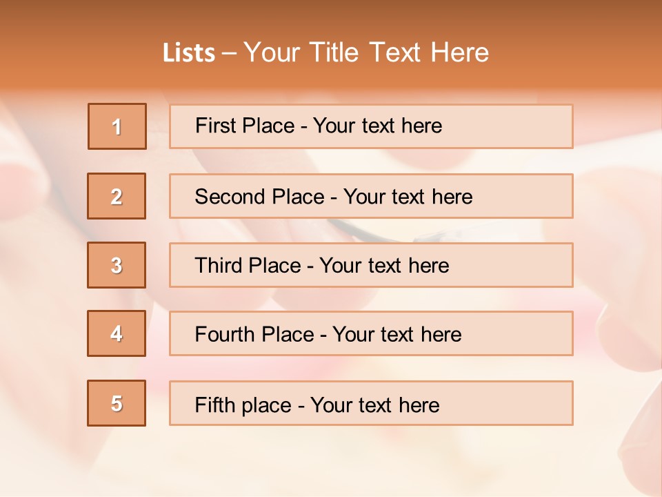 Treatment Salt Bamboo PowerPoint Template