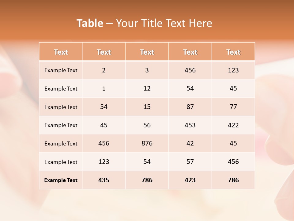Treatment Salt Bamboo PowerPoint Template