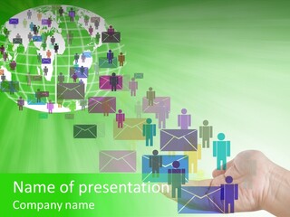 Rush Graphic Send PowerPoint Template