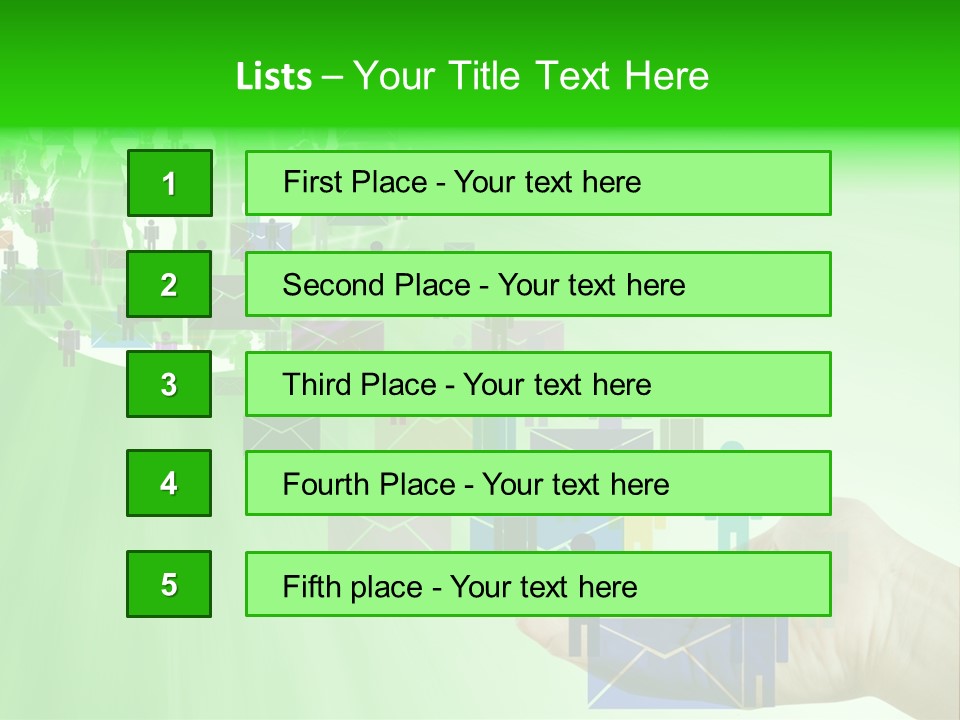 Rush Graphic Send PowerPoint Template
