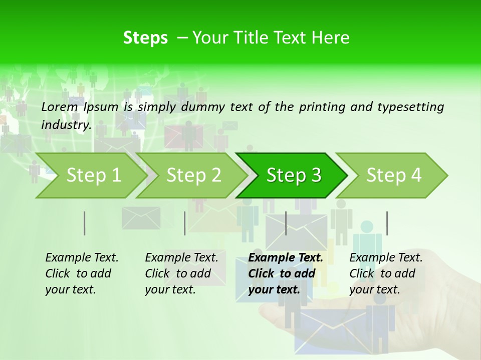 Rush Graphic Send PowerPoint Template