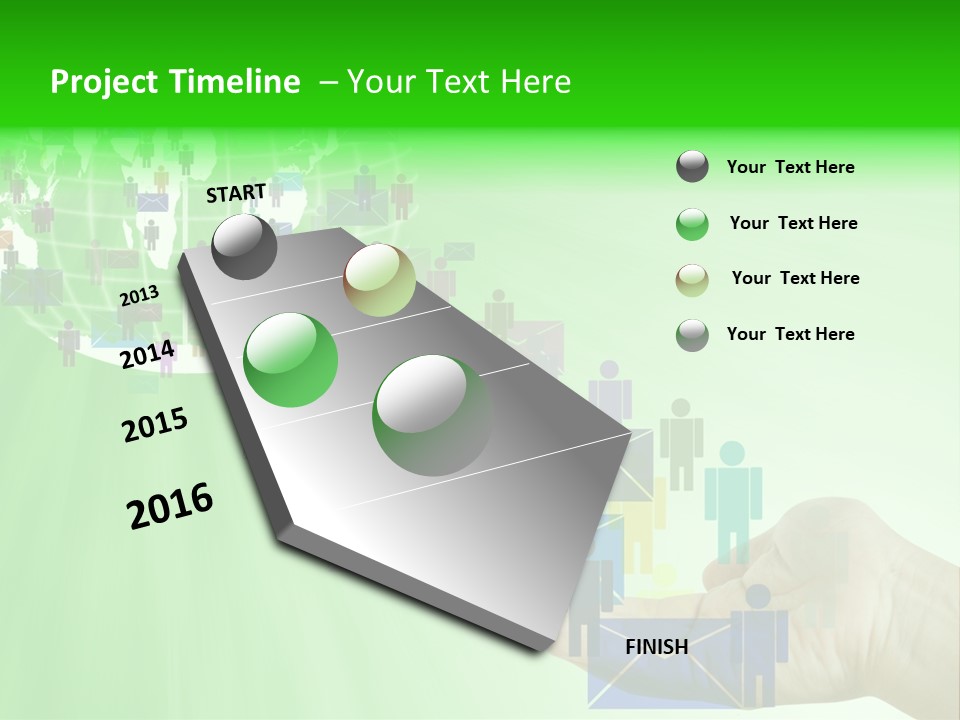 Rush Graphic Send PowerPoint Template