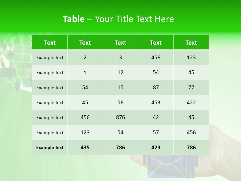 Rush Graphic Send PowerPoint Template