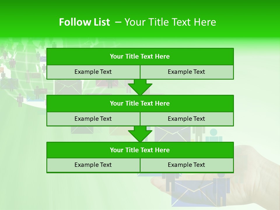 Rush Graphic Send PowerPoint Template
