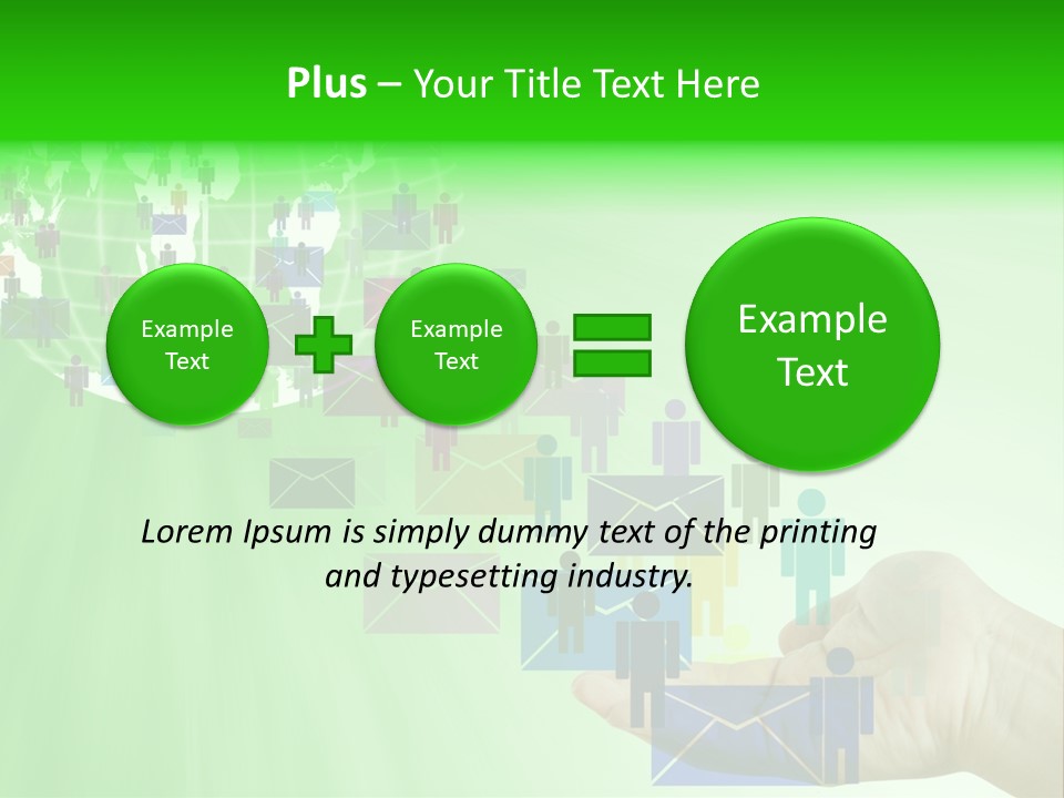 Rush Graphic Send PowerPoint Template
