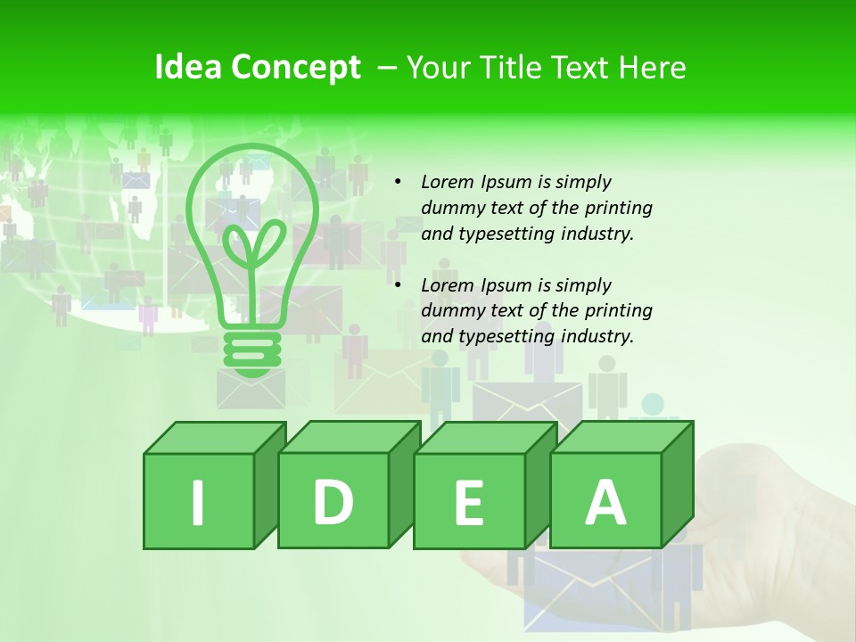 Rush Graphic Send PowerPoint Template