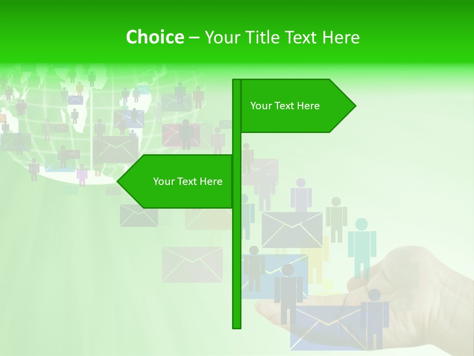 Rush Graphic Send PowerPoint Template
