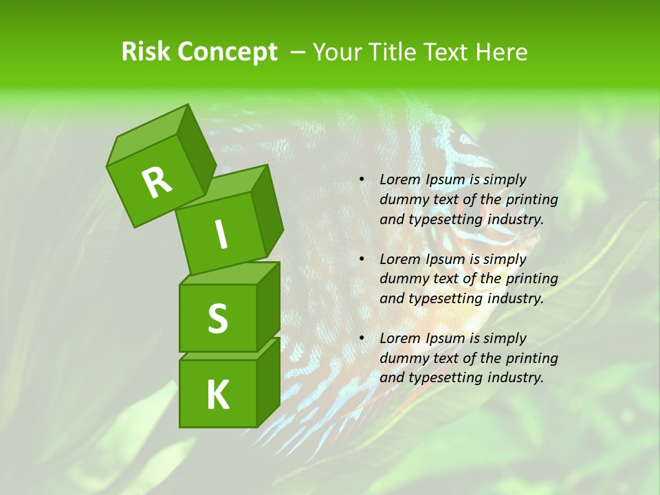 Round Tropical Nature PowerPoint Template