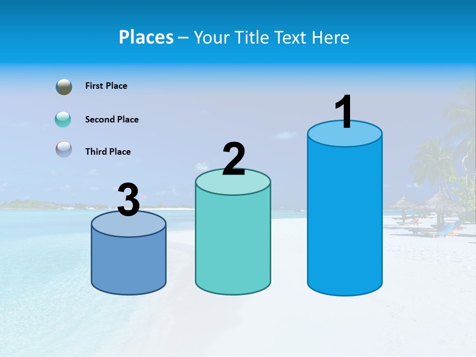 Clear Coast Caribbean PowerPoint Template