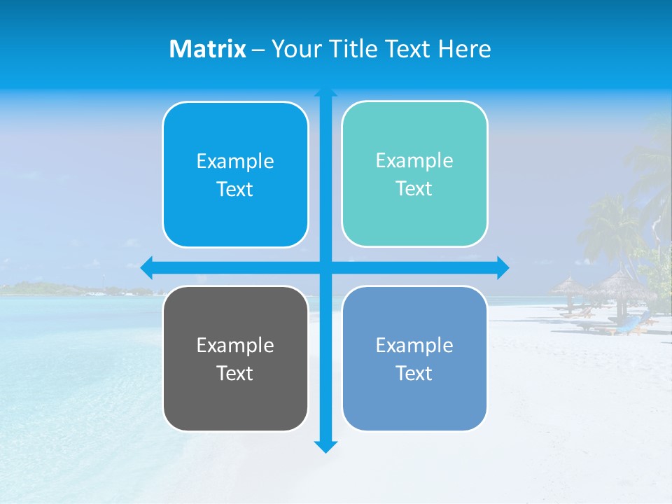 Clear Coast Caribbean PowerPoint Template