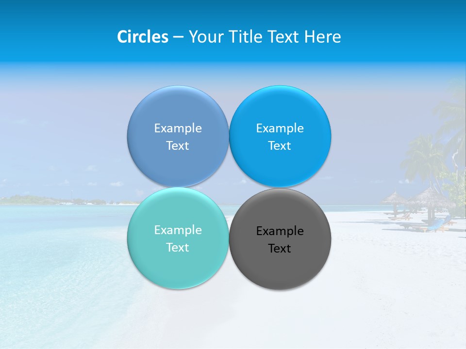 Clear Coast Caribbean PowerPoint Template