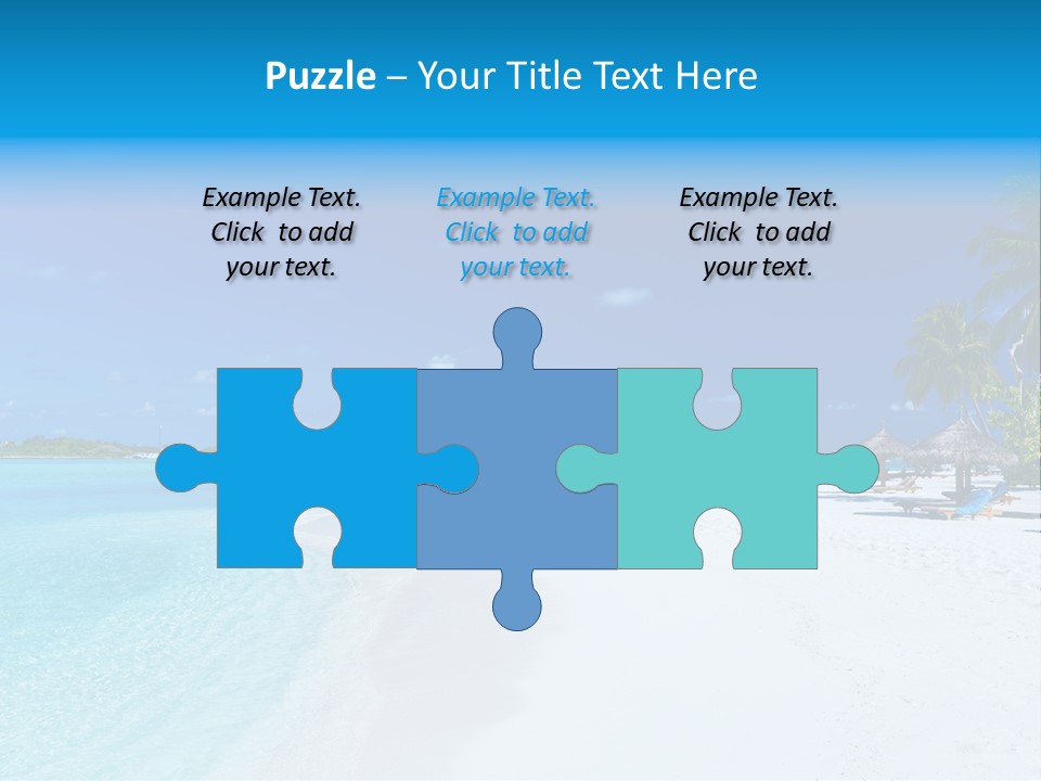 Clear Coast Caribbean PowerPoint Template