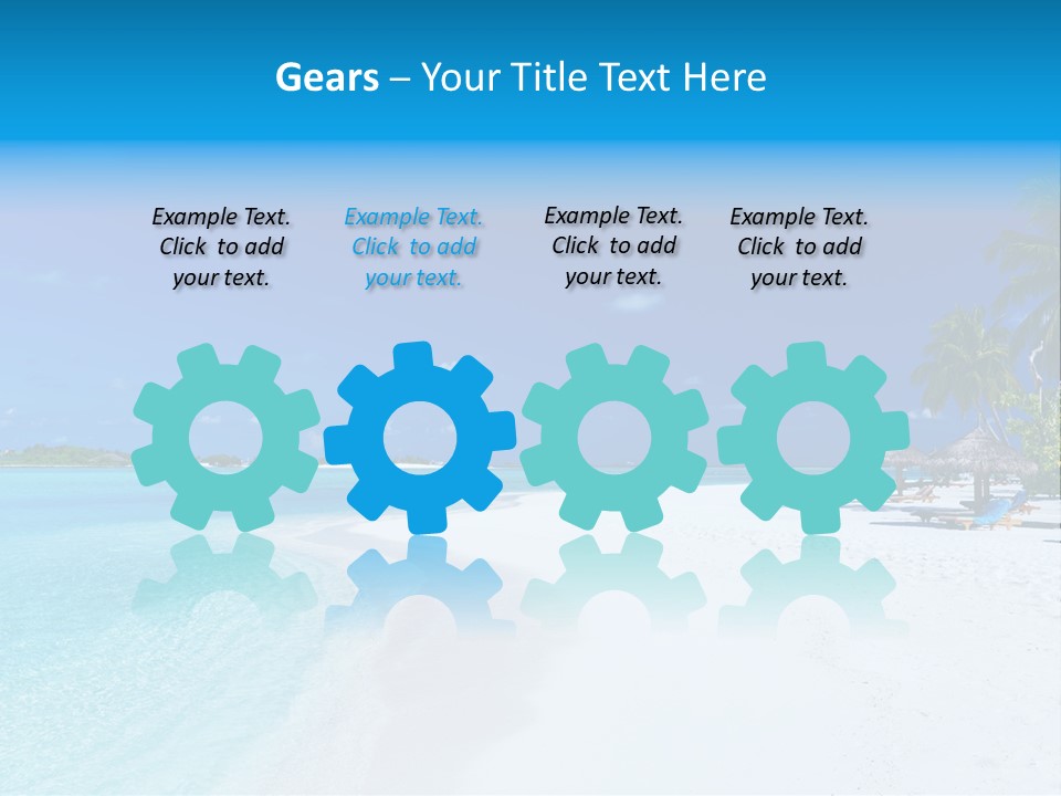 Clear Coast Caribbean PowerPoint Template