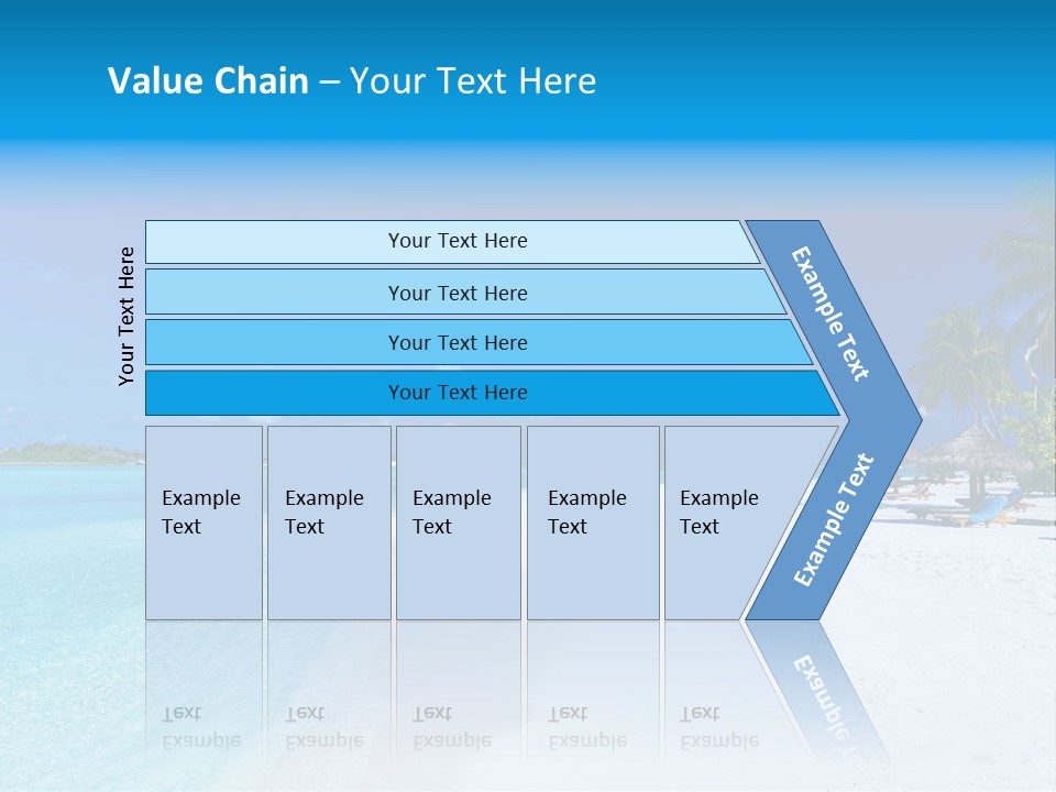 Clear Coast Caribbean PowerPoint Template
