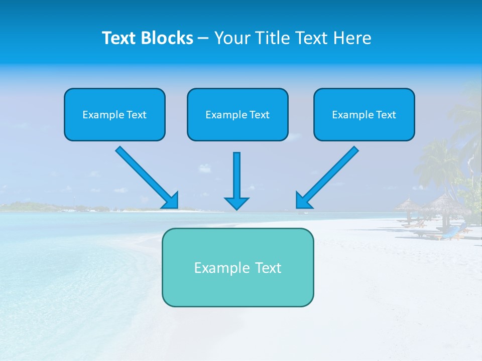 Clear Coast Caribbean PowerPoint Template