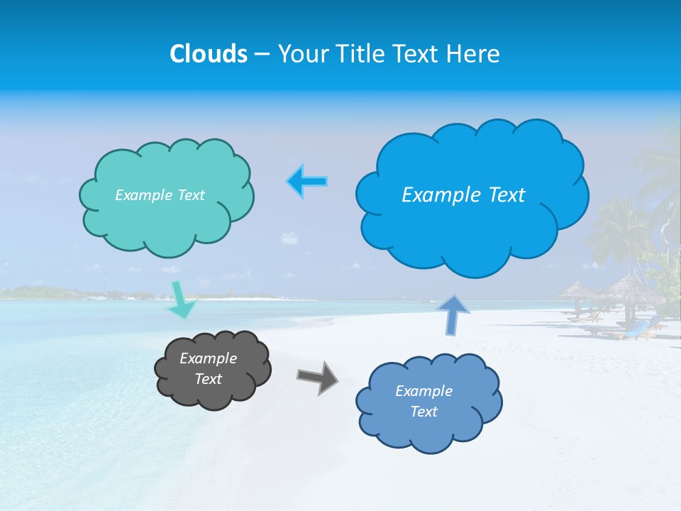 Clear Coast Caribbean PowerPoint Template