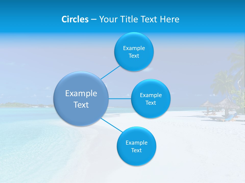 Clear Coast Caribbean PowerPoint Template