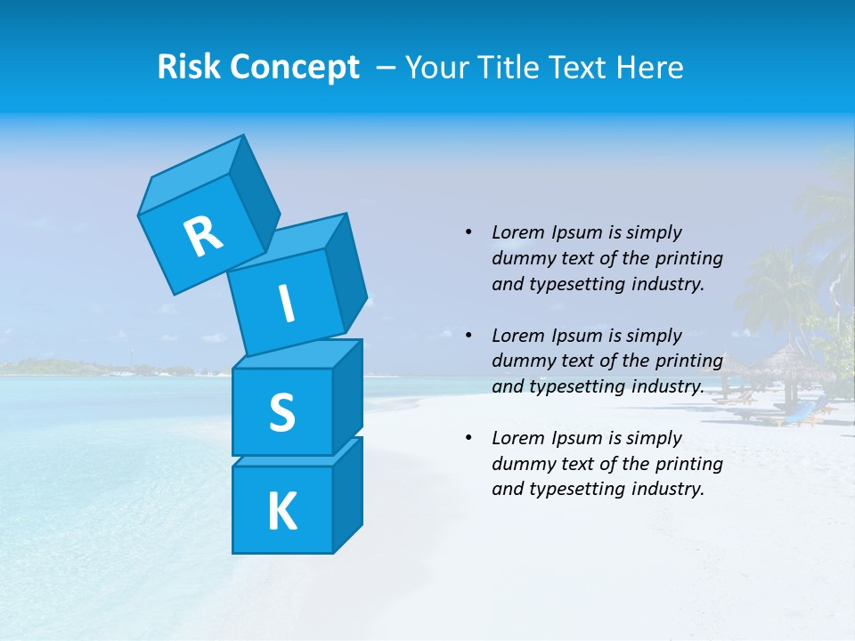 Clear Coast Caribbean PowerPoint Template