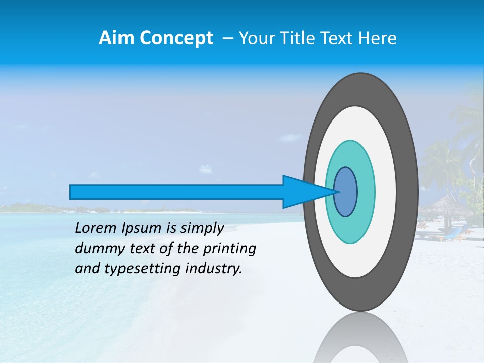 Clear Coast Caribbean PowerPoint Template