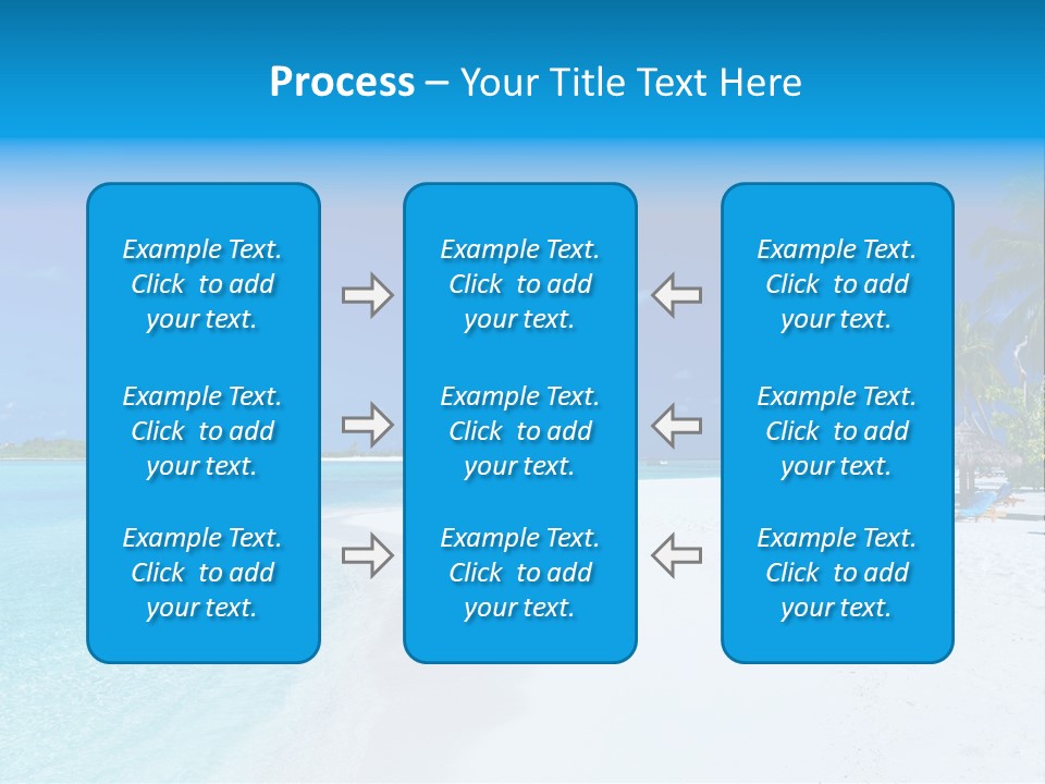 Clear Coast Caribbean PowerPoint Template