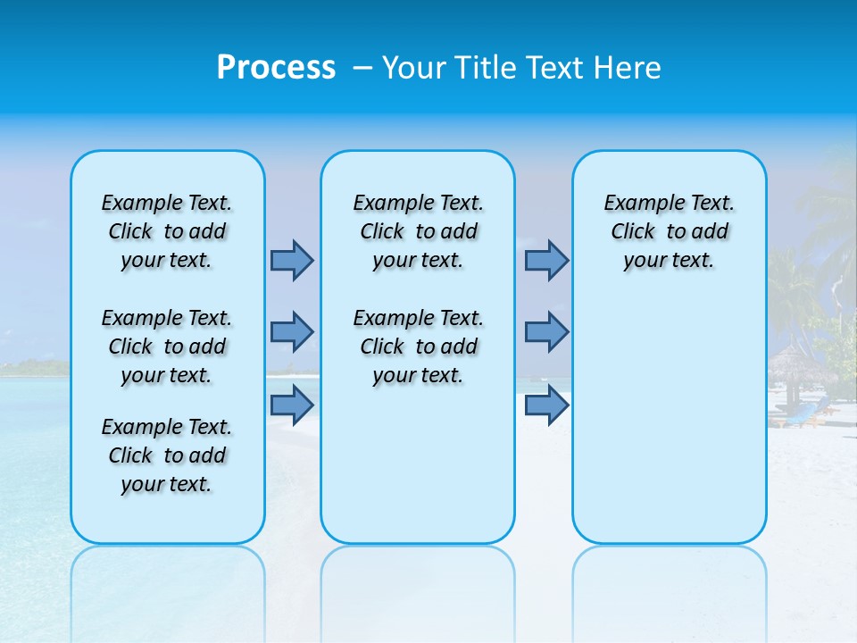 Clear Coast Caribbean PowerPoint Template