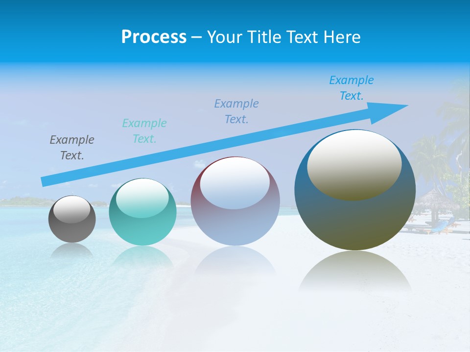 Clear Coast Caribbean PowerPoint Template