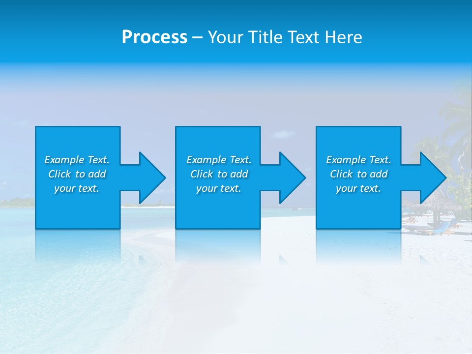 Clear Coast Caribbean PowerPoint Template