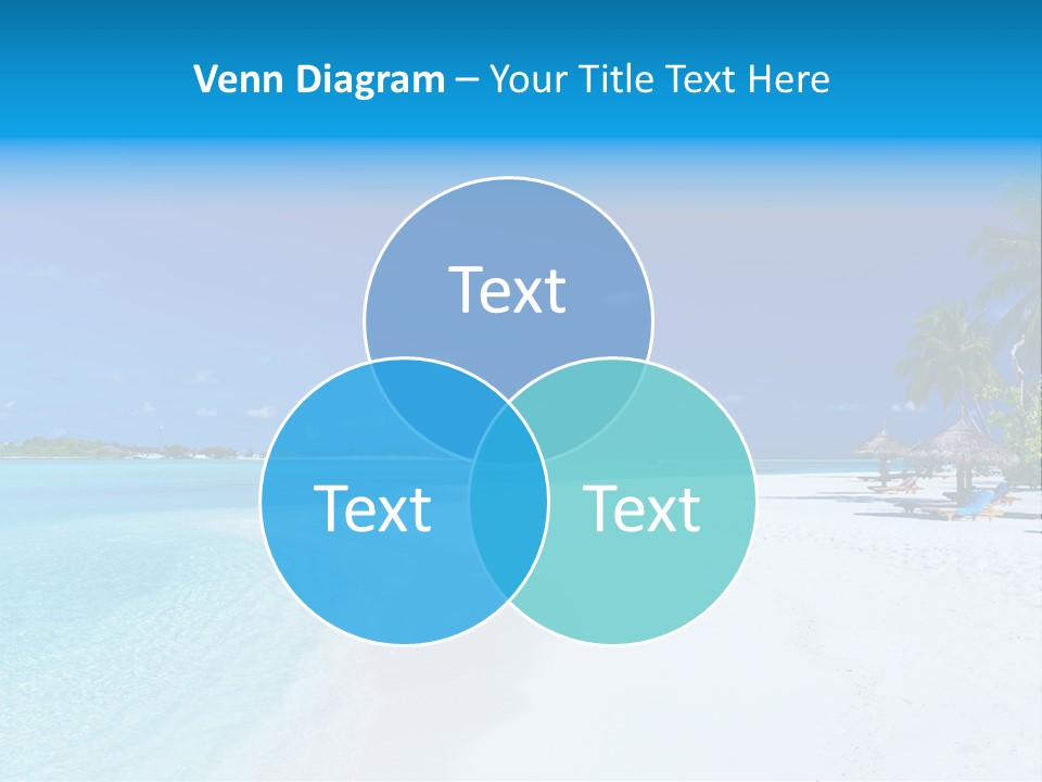 Clear Coast Caribbean PowerPoint Template