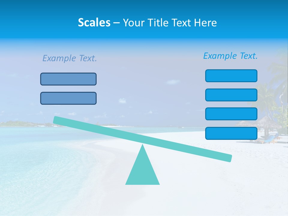 Clear Coast Caribbean PowerPoint Template