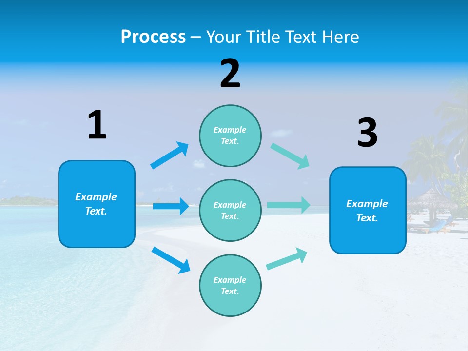 Clear Coast Caribbean PowerPoint Template