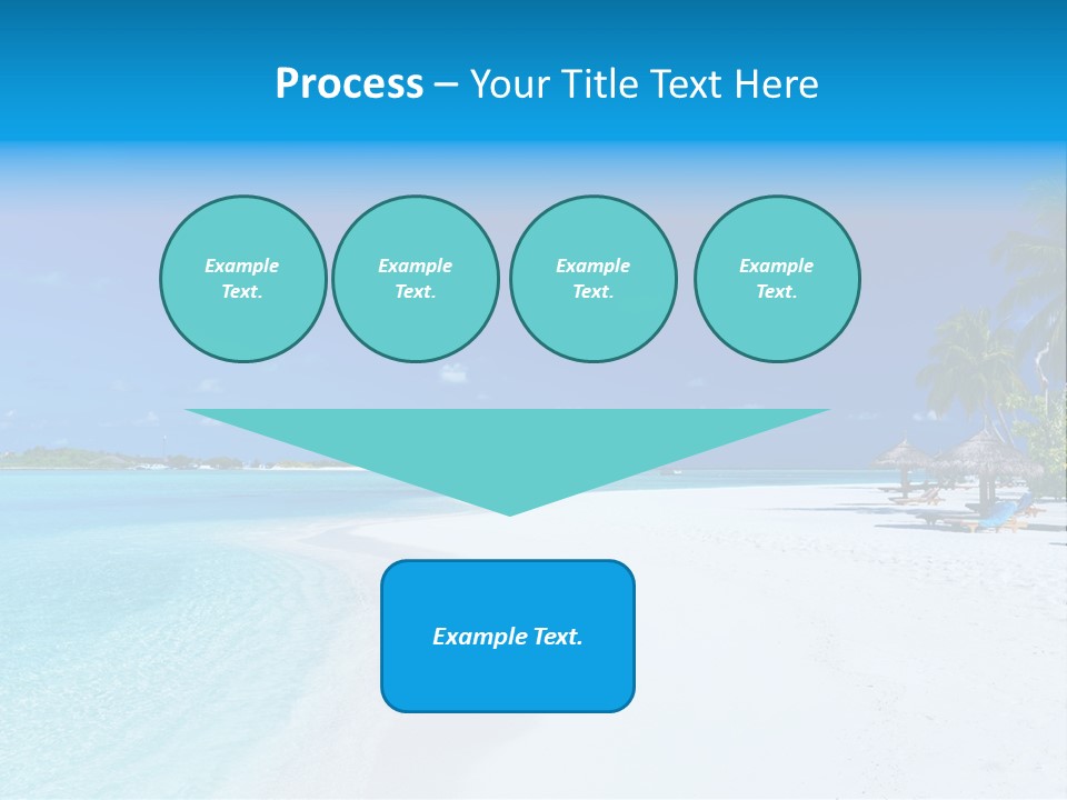 Clear Coast Caribbean PowerPoint Template