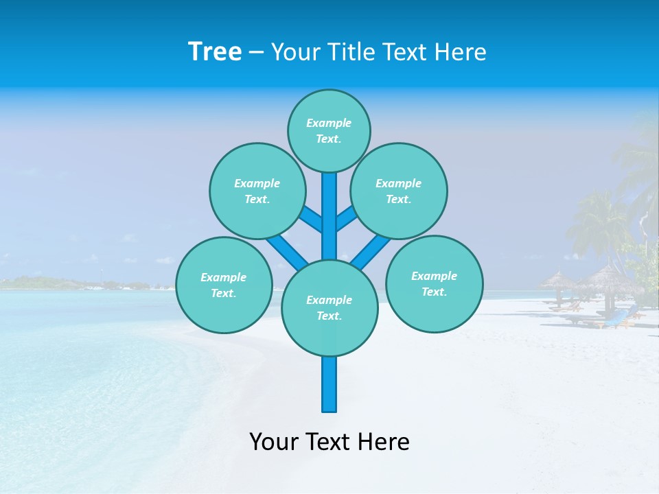 Clear Coast Caribbean PowerPoint Template