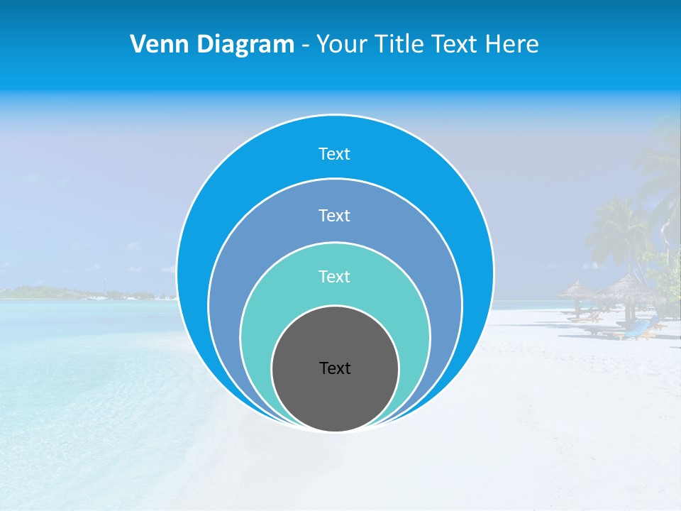 Clear Coast Caribbean PowerPoint Template