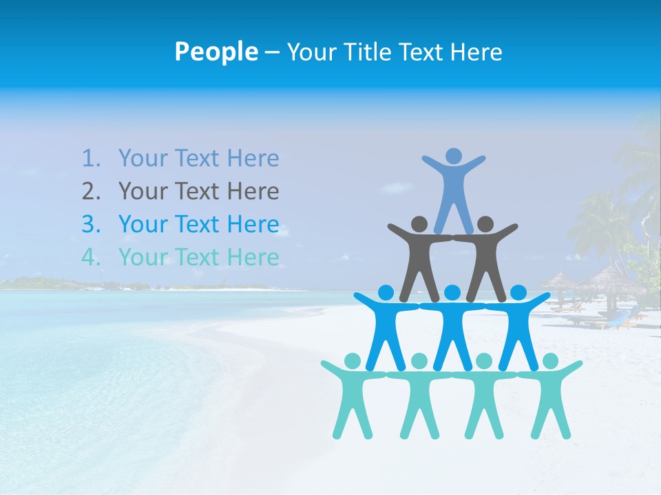 Clear Coast Caribbean PowerPoint Template