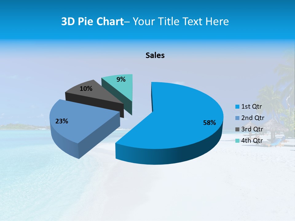 Clear Coast Caribbean PowerPoint Template