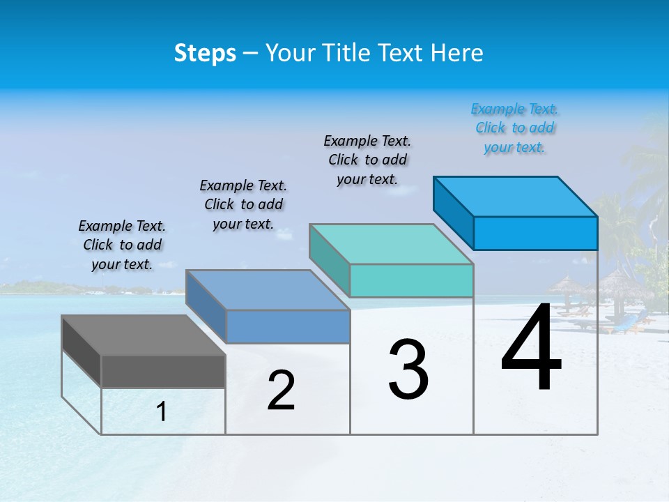 Clear Coast Caribbean PowerPoint Template