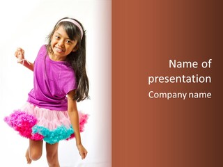 Little Child Cute PowerPoint Template