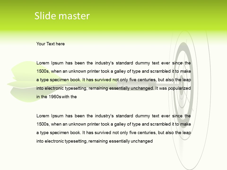 Advantage Ambition Successful PowerPoint Template