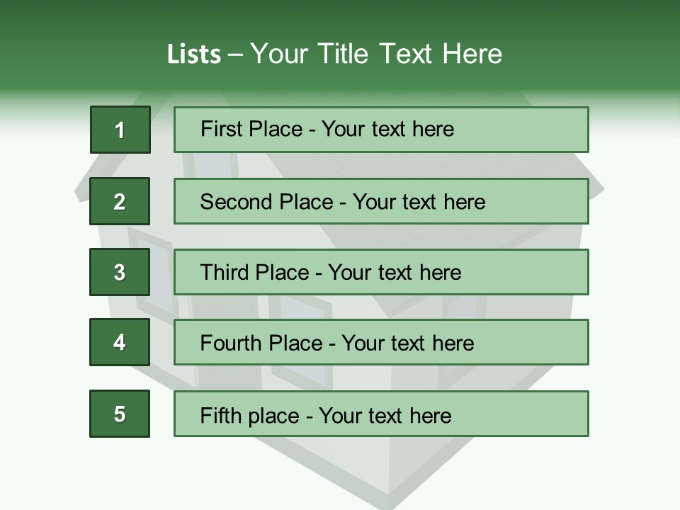 Ecology Model Bar PowerPoint Template
