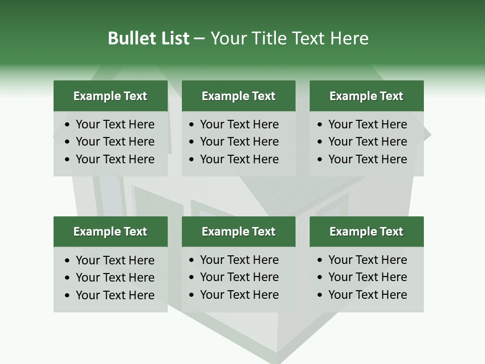 Ecology Model Bar PowerPoint Template