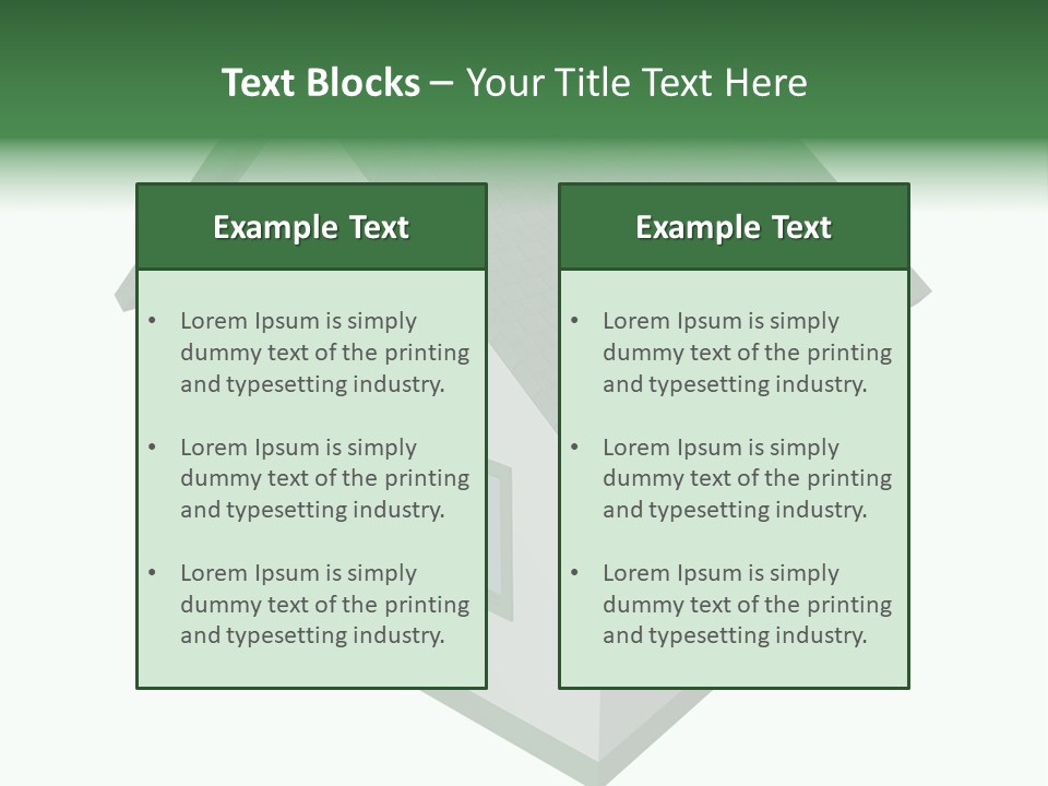 Ecology Model Bar PowerPoint Template