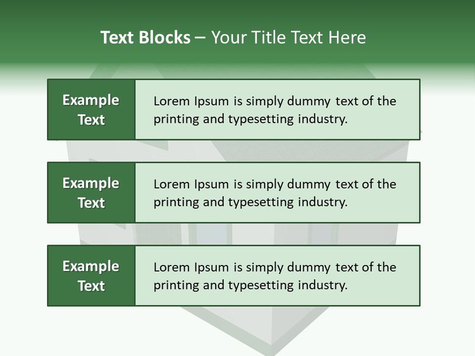 Ecology Model Bar PowerPoint Template