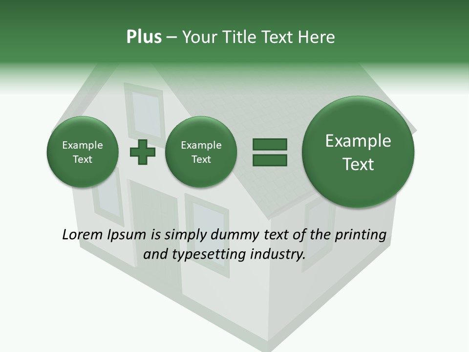 Ecology Model Bar PowerPoint Template