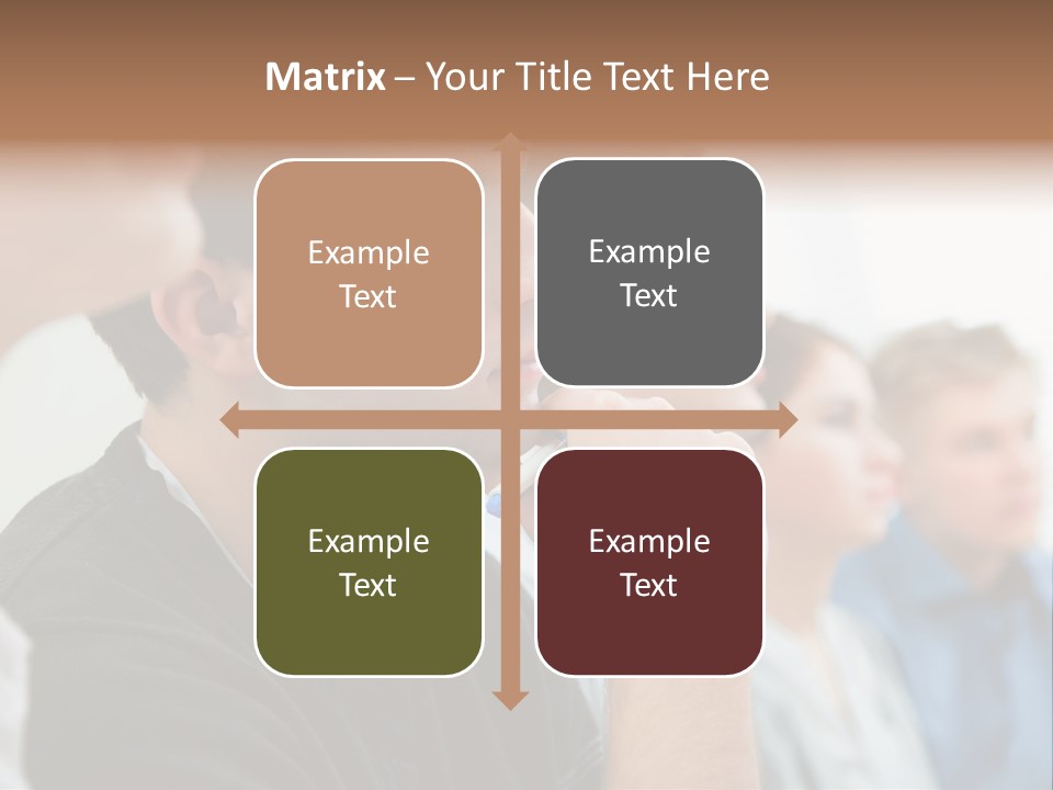 Girls Teenage Portrait PowerPoint Template