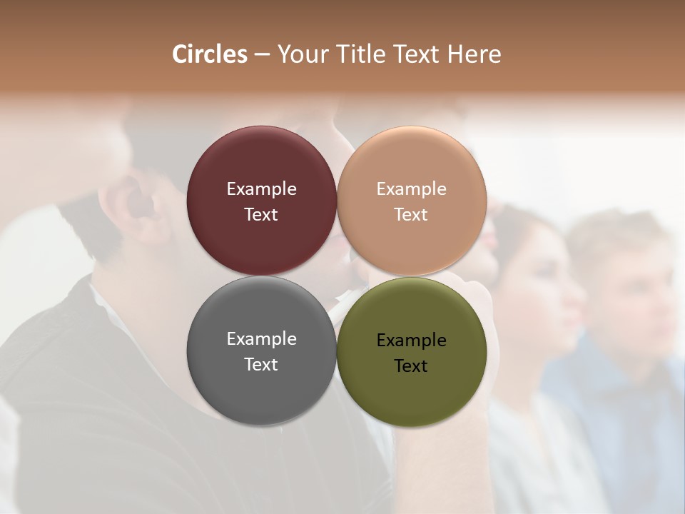 Girls Teenage Portrait PowerPoint Template