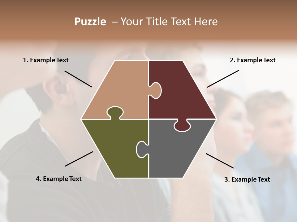 Girls Teenage Portrait PowerPoint Template