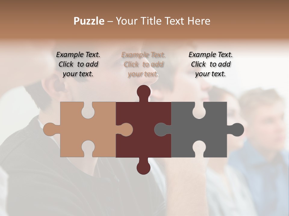 Girls Teenage Portrait PowerPoint Template