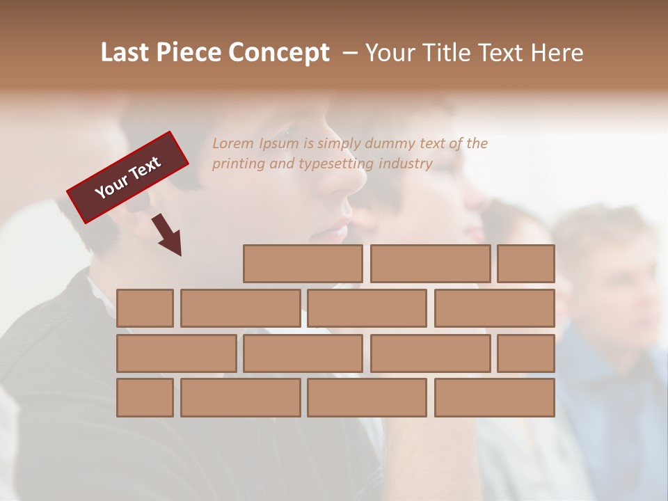 Girls Teenage Portrait PowerPoint Template