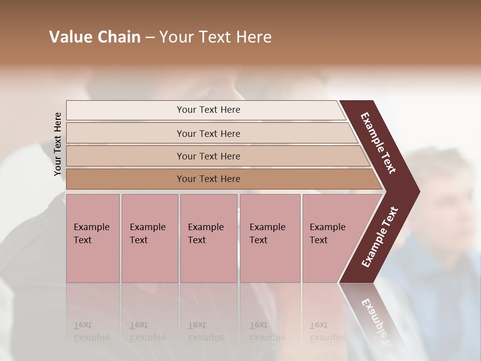 Girls Teenage Portrait PowerPoint Template