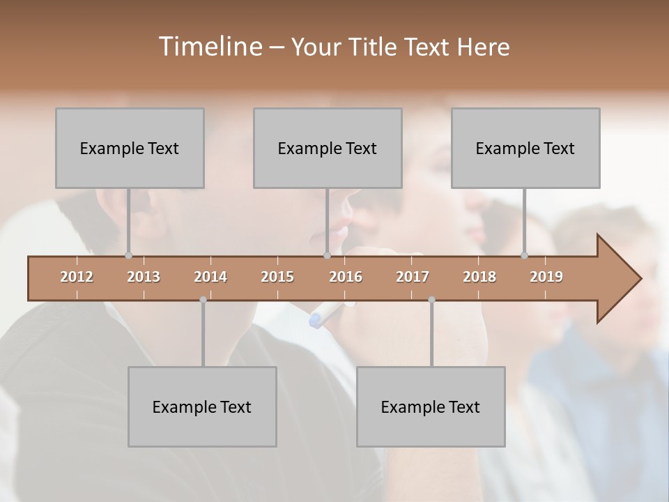 Girls Teenage Portrait PowerPoint Template